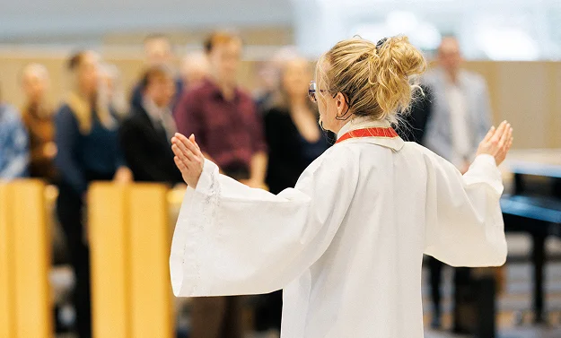 Mynd af kirkjuorgeli