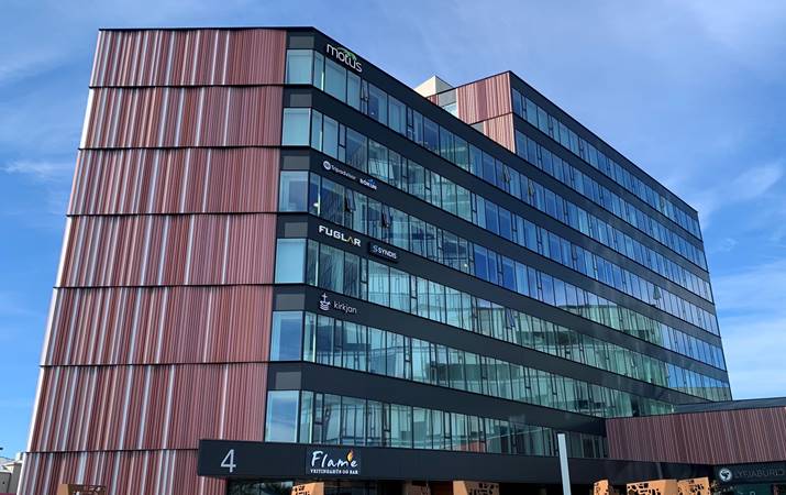 Katrínartún 4 í Reykjavík - biskupsstofa er á þriðju hæð