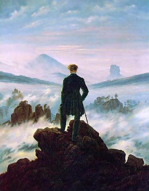 Caspar David Friedrich: Göngumaðurinn í þokudal