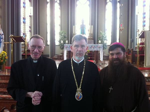 sr. Patrick, Metropolitan Kleophas og David biskup katholskra